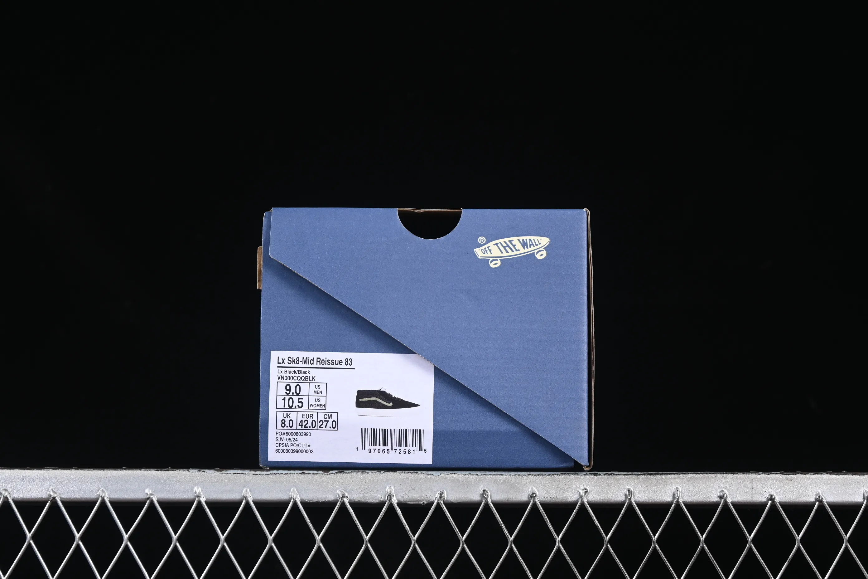 All categories Vans Vans series Vans Mid Vans China Vans Premium Sk8-Mid Vans official retro casual mid-top skateboard shoes VN000CQQBLK
